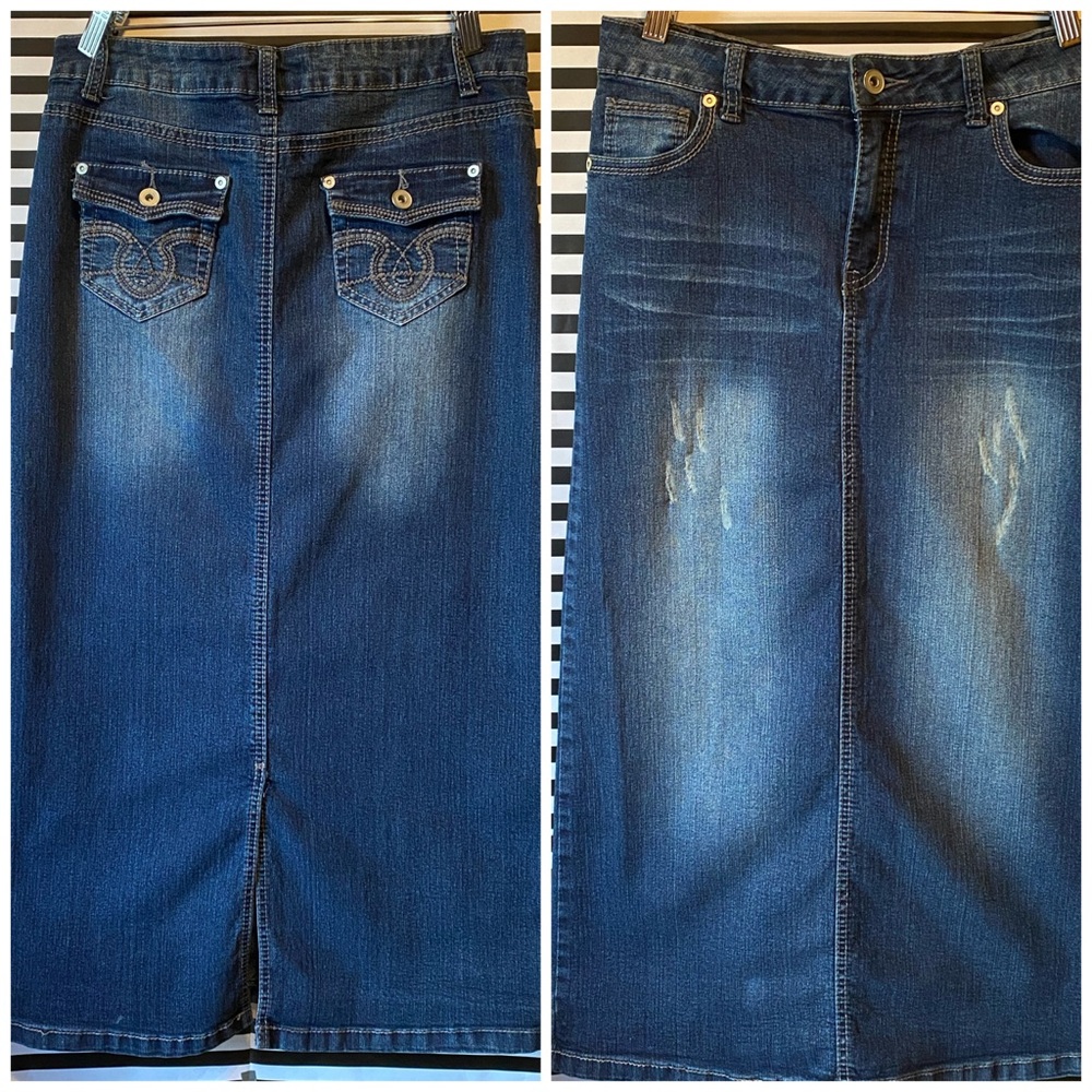 Denim skirt